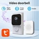 thumbnail image 2 of Tuya APP Almacenamiento en la Nube Gratuito Timbre WiFi Bajo Consumo Mirilla de Puerta Visual Video Ojo Noche PIR Visor de Puerta de Seguridad, A, 2 of 5