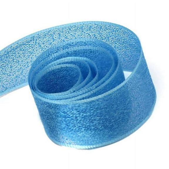 Papillon Ribbon & Bow R096905-38-0328-50YD 1.5 in. 50 Yards Evergrain Ribbon- Island Blue