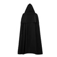 thumbnail image 3 of Hvyesh Men and Women Gothic Hooded Cloak Renaissance Robe Witch Halloween Cosplay Custume, 3 of 5