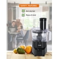 thumbnail image 4 of 4-Cup Food Processor with  Bowl and Multiple Attachments for Efficient Chopping and Slicing, 4 of 7