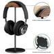 thumbnail image 5 of 2X Soporte de Auriculares, Soporte de Auriculares Hecho de Madera de Nogal Y Aluminio, Soporte de Auriculares de Juegos de Nogal Natural con Base Pesada, 5 of 9