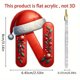 thumbnail image 3 of Colgante de Letra Navideña, Adorno Acrílico Personalizado para Árbol, Diseño Festivo Rojo, Decoración para Fiestas, para Colgar En Árbol o Porche, Regalo para Familiares y Amigos, 26 Opciones de Letr, 3 of 6