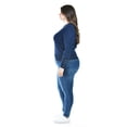 thumbnail image 2 of Suéter de manga Con botones Roman Fashion Tallas Extras 4001 Azul marino 36, 2 of 6