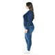 thumbnail image 2 of Suéter de manga Con botones Roman Fashion Tallas Extras 4001 Azul marino 36, 2 of 6
