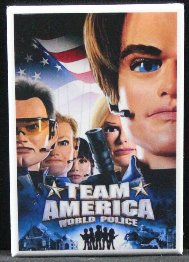Team America World Police Movie Poster 2" X 3" Fridge Locker Magnet. 