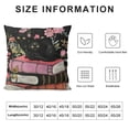 thumbnail image 5 of The Retro 1 Piece Black Cat in the Book Square Pillowcase Suitable for Homes, Sofas, Bedrooms, and also can be given as a Gift, 5 of 5