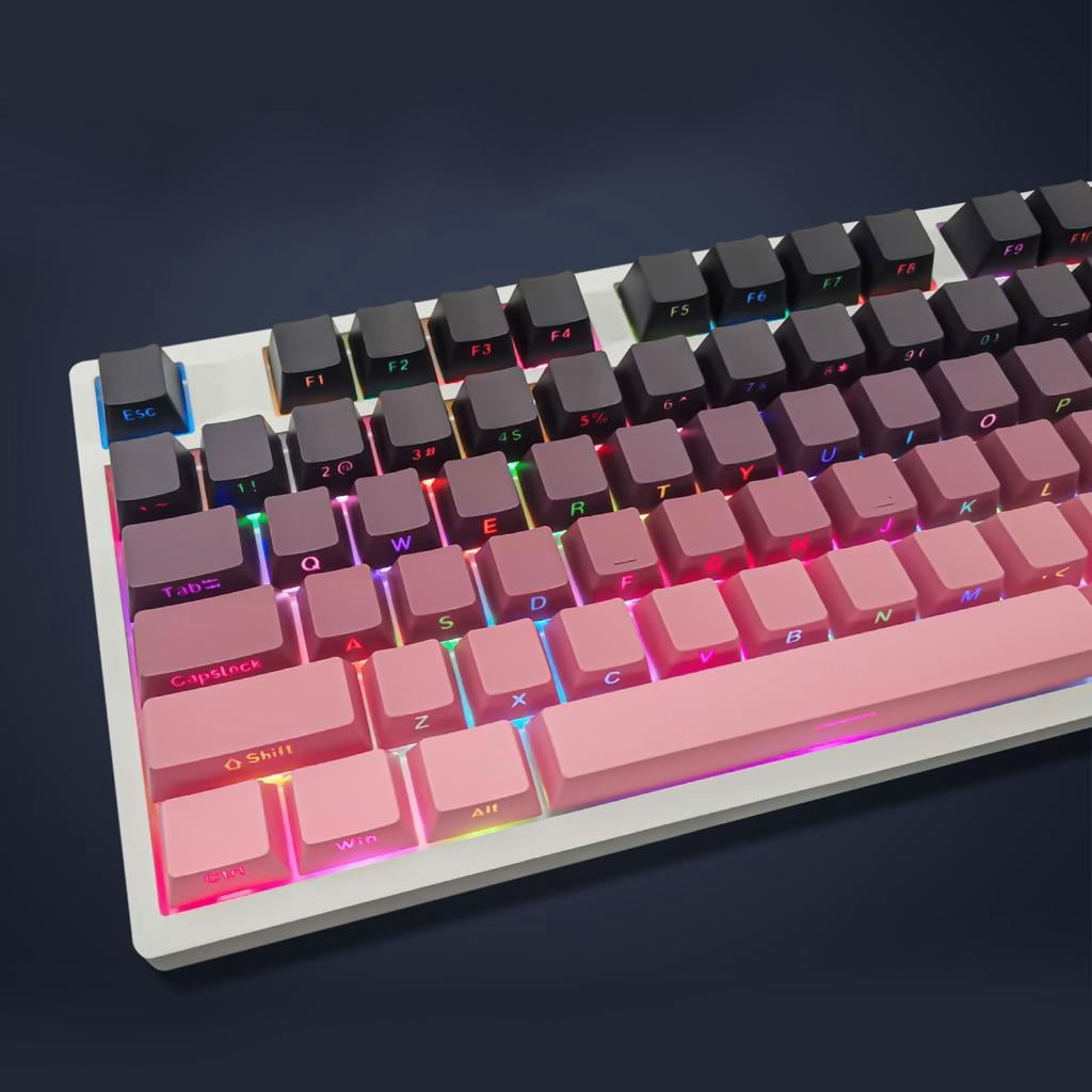 Keycaps Unique Dye-Subbed Color with OEM heightErgonomic Feel for Mechanical Keyboards Keycaps Replacement
