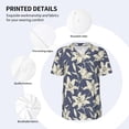 thumbnail image 5 of Rocae Lilies Flowers for Breathable Men's Baseball T-Shirt Fashionable Casual Baseball Jersey, Moisture-wicking Sportswear XX-Large, 5 of 9