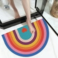 thumbnail image 1 of Tapete Decorativo Rainbows - Tapete para Puerta de Entrada, Alfombra de Baño Súper Absorbente con Base de Goma Antideslizante, Lavable, 40X60 Cm, Ideal para Baño, Cocina y Lavandería., 1 of 7