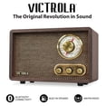 thumbnail image 4 of Radio Bluetooth Victrola Retro Wood con altavoces integrados, 4 of 6