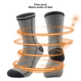 thumbnail image 2 of Calcetines Tripulación Nieve Cálidos Lana Gruesa para Hombres Mujeres Esquí Snowboard, 2 of 9