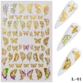 thumbnail image 1 of Pegatinas de mariposa para uñas, diseño de mariposas, láser bronceador, calcomanías de mariposas para uñas en 3D, calcomanías de uñas estéreo, moda, hermosas, 1 of 2