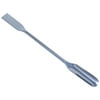 A2Z-DE010 Stainless Steel Double Ended Micro Lab Scoop Spoon Half Rounded & Flat End Spatula Sampler, 6" Length 6 INCH