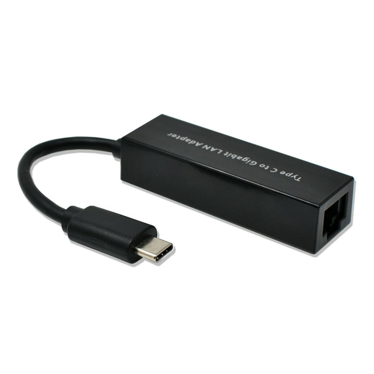Adaptador USB tipo C a RJ45 Gigabit Ethernet 1000Mbps