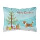 thumbnail image 1 of Caroline's Treasures BB2928PW1216 Beagle - Almohada decorativa de tela de lona con árbol de Navidad feliz, 12 x 16, multicolor Caroline's Treasures BB2928PW1216, 1 of 1