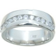 thumbnail image 2 of 925 Sterling Silver Promise Rings for Couples and Wedding Bands, 2 of 8