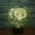 thumbnail image 6 of 7 Color Change 3D Changing Cute Panda Night Light  LED Desk Lamp Touch Switch Room Decor Gift, 6 of 6