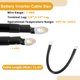 thumbnail image 2 of Cable de inversor de batería de 30cm 2AWG 3/8" 5/16" Cable de batería de cobre estañado Negro OT Tipo 1 Pc, 2 of 7
