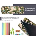 thumbnail image 5 of Fotbe Butterflies And Peacock Feathers Pattern Leather Pencil Case, Pencil Pouch with Durable Zipper, Compact and Stylish Organizer for Stationery, Art Supplies, Travel Essentials, 5 of 7