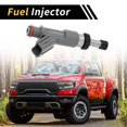 thumbnail image 3 of Inyector de combustible para Toyota Tacoma 2005-2014 para Toyota 4Runner 2010 Boquilla de inyección de combustible 12 agujeros gris, 3 of 6