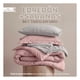 thumbnail image 2 of Set Edredón Individual + Funda De Almohada + Sábanas 5 Pzas Real Textil Rosa - Gris, 2 of 8