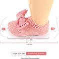 thumbnail image 4 of 4-Pair Baby Girls Socks, Non-Slip Grips for Babies Toddler, Ankle Socks for Girls, 4 of 6
