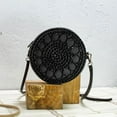 thumbnail image 4 of Misenka Handicraft Alice Round Crossbody Bag (Black) New with Tag, 4 of 5