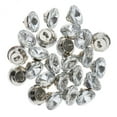 thumbnail image 1 of Paquete de 25 Botones de cristal Soledad de 18 mm para decoración de tapicería de cabecero de sofá, 1 of 10