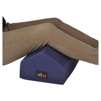 CintBllTer Knee Pillow, Elevating Leg Rest Pillow Wedge, 17" & 22" Widths, Removable & Washable Cover, Blue