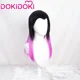 thumbnail image 4 of EN STOCK Peluca Reyna Cosplay Juego Valorant Cosplay DokiDoki Mujeres Negro Púrpura Cabello Largo Resistente al Calor Sintético Reyna VALORANT, 4 of 4