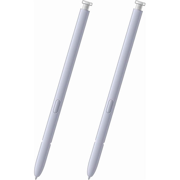 2 Pack Stylus Pen for Galaxy S25 Ultra, High Sensitivity Touch Screen S Pen Replacement, Fine Tip for Writing Drawing, No Bluetooth Needed, Light Silver
