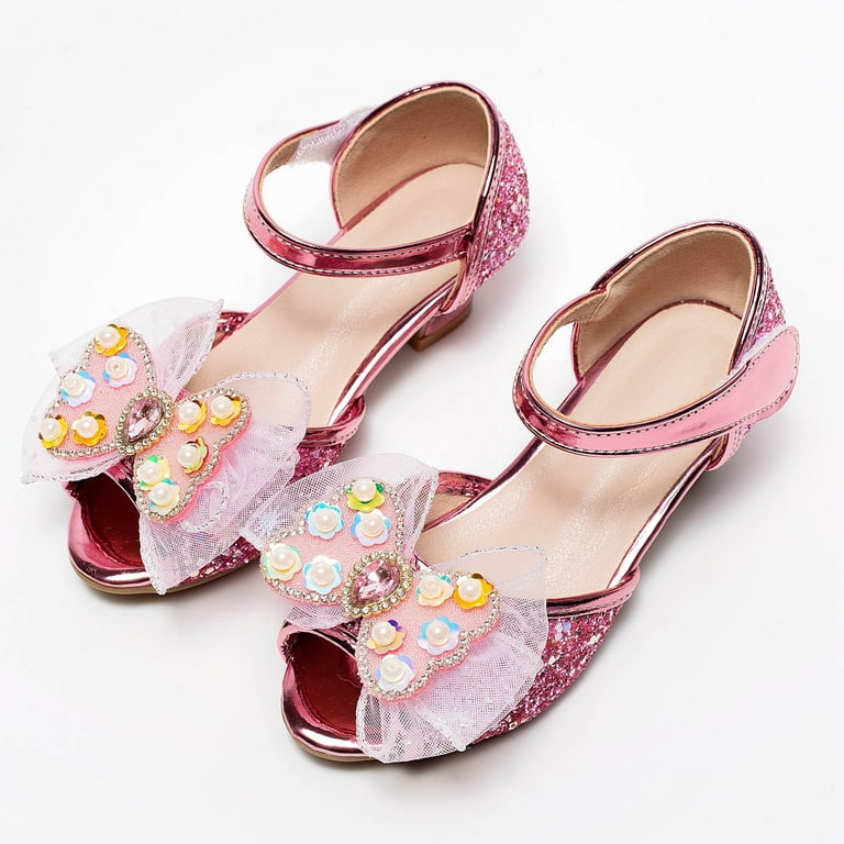 Gubotare Little Girl High Heels Girls Sandals Low Heel Dress Ankle Strap Wedding Party Shoes for Little Kid/Big Kid (Pink,Little Kids 13.5) Gubotare Little Girl High Heels Girls Sandals Low Heel Dress Ankle Strap Wedding Party Shoes for Little Kid/Big Kid (Pink,Little Kids 13.5)