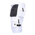 thumbnail image 2 of Skylinewears Men’s Holster Utility Cordura Reinforced Cargo Pockets 13.5” Inseam Durable Cotton Work Shorts White 32, 2 of 4