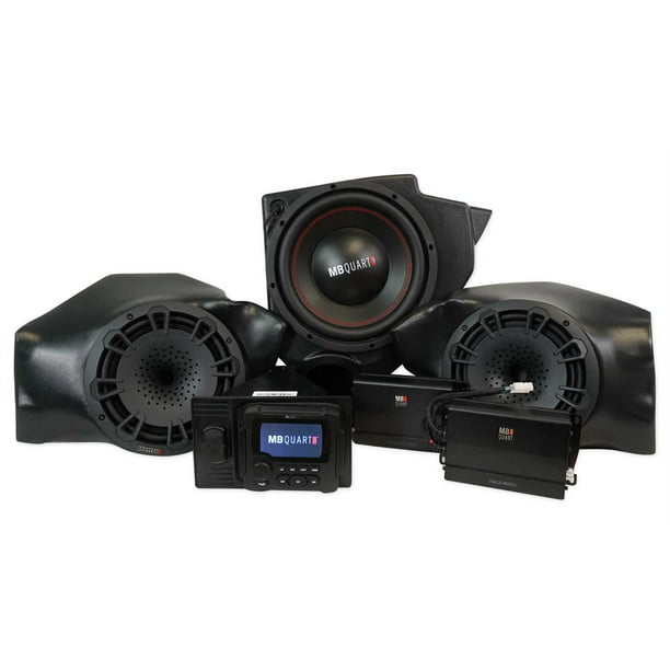 MB Kick Speakers+Receiver+Subwoofer+Amplifier for Select Polaris RZR Walmart.com