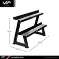 thumbnail image 3 of JFIT Kettlebell Rack, Hevy Duty Steel, Black, 3 of 6