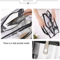 thumbnail image 3 of Bolsas de maquillaje transparentes Bolsa de aseo de viaje grande para mujer Bolsa transparente Bolsas de cosméticos transparentes con asa Bolsa organizadora de baño Bolso de playa con cremallera de, 3 of 6