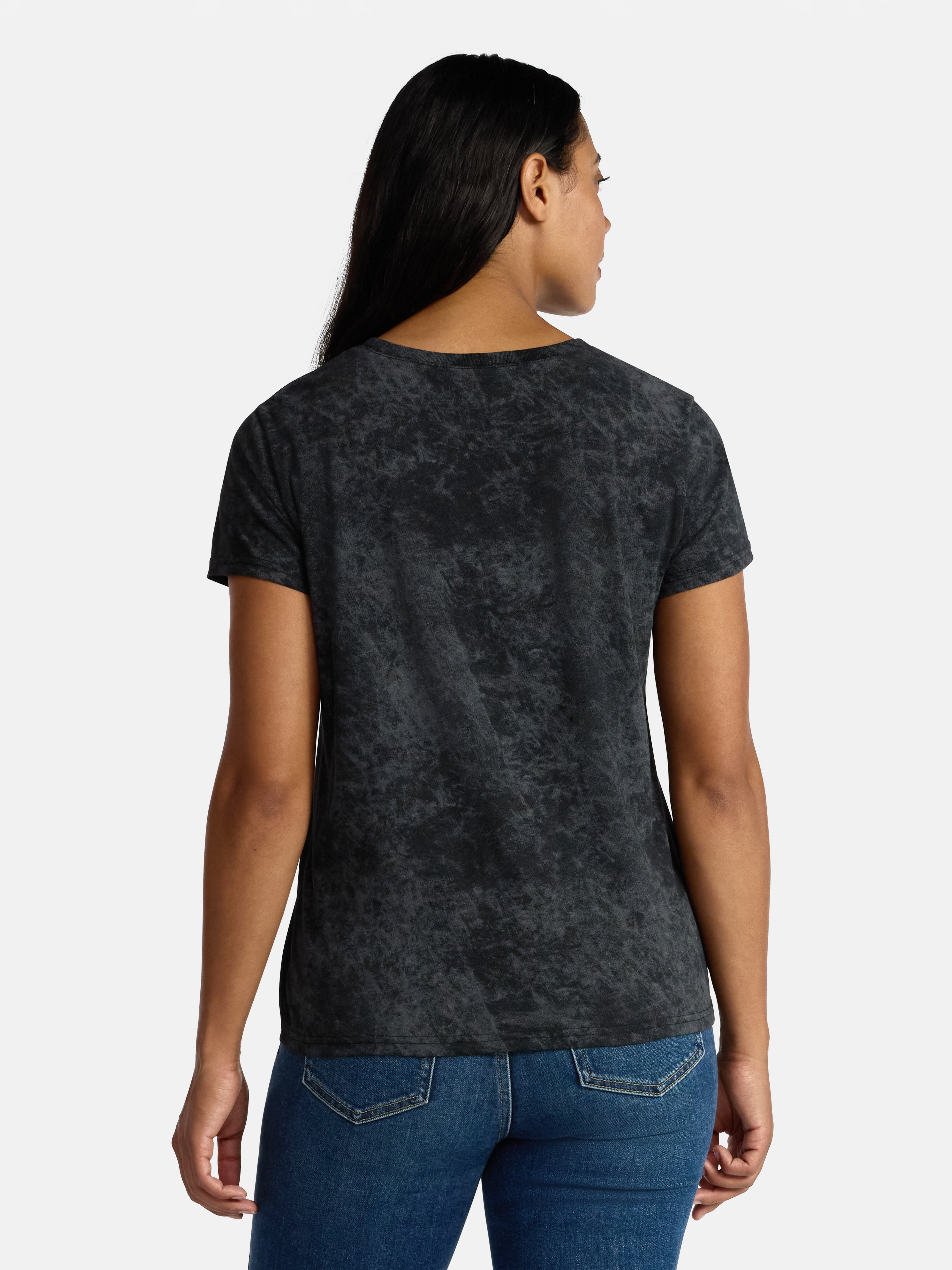 Halloween Women's Witch Please Graphic Tee with Short Sleeves, Sizes XXS-XXL