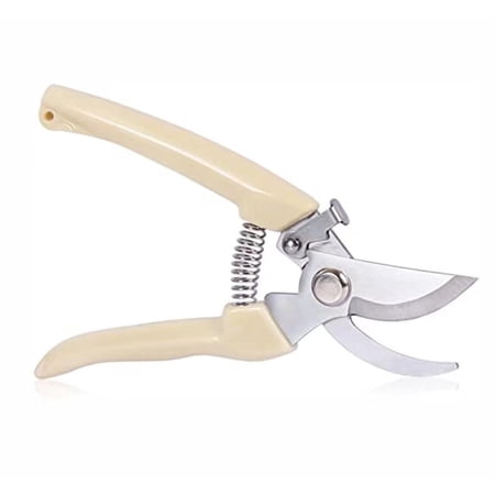 Premium garden shear plant scissors for cutting floral  rose  hedge and flower stem  lightweight pruners  sharp garden clippers