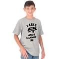 thumbnail image 5 of Like Pig Butts Cannot Lie Bacon Lover Crewneck T Shirts Boy Girl Teen Brisco Brands L, 5 of 6