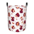 thumbnail image 1 of Fotbe Cartoon Hedgehogs Cesto de Ropa con Asas, Cesto Impermeable de Gran Capacidad, Bolsa de Lavado para Dormitorio, Cesto de Ropa con Ruedas y Asas-Medium, 1 of 6