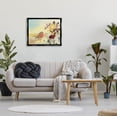 thumbnail image 2 of Stupell Industries Mixed Floral Bird Arrangement Painting Jet Black Floating Framed Canvas Print Wall Art, Design by Robin Maria, 2 of 6