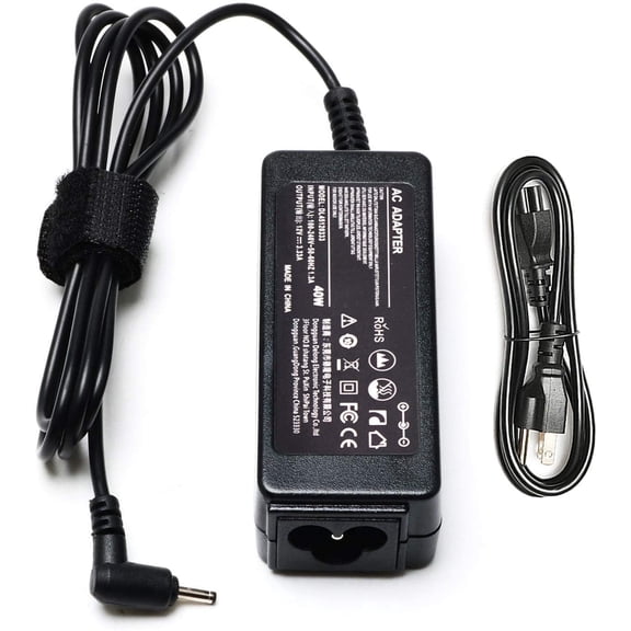 12V 3.33A Charger for Samsung 11.6" Chromebook Xe303c12, Chromebook 3 Xe500C13 Xe501C13, Chromebook 2 Xe500C12 Xe503C12 Xe700T1C Laptop Power Adapter with Round Tip