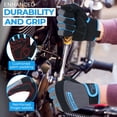 thumbnail image 3 of HANDLANDY Work Gloves Mens & Women, Utility Safety Mechanic Work Gloves Touch Screen, Flexible Breathable Work Gloves (Large, Blue), 3 of 8