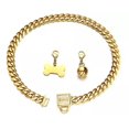 thumbnail image 5 of Rumypet Collar De Cadena De Oro Para Perro, Collar De Cadena, 5 of 5