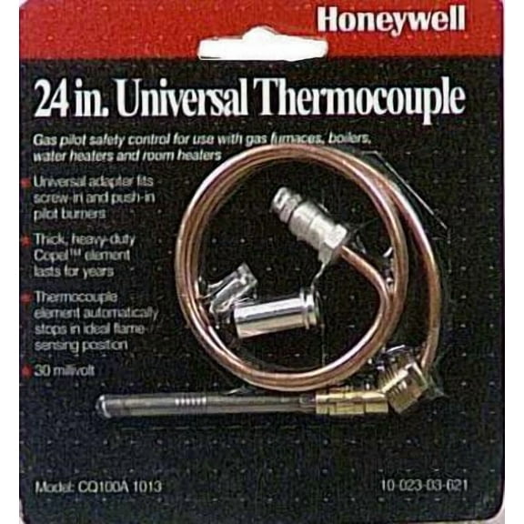 Honeywell 24 in. L 0.03 volt Millivolt Universal Thermocouple