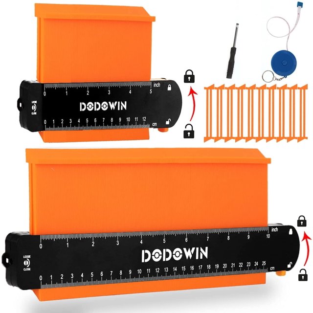 Regalos para hombres, Ideas de regalo para el día del padre, Herramienta de medición de contorno, Gadgets de bricolaje, Duplicador de forma irregular, Regalo de cumpleaños para papá, Esposo, JFHHH pequeña