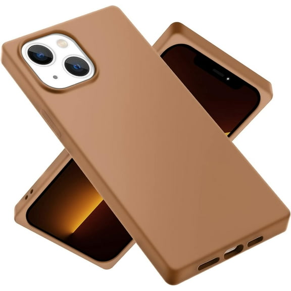 for iPhone Case (iPhone 13 6.1 inch, Brown)