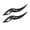 Dark Gray, variant on Carbon Fiber Style Car Roof Devil Horns Decoration Exterior Roof Sticker With Airflow Guide For Cars Trucks SUV Blue 1 Pack