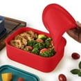 thumbnail image 4 of Clearance Food Storage under $10,Heat Silicone Lunch Box With Lid Leakproof Fresh Keeping Lunch Container For School, 4 of 4