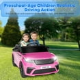 thumbnail image 2 of Kids Ride On Car with Remote, Licensed Land Rover Kids Electric Car, Ride On Toys for Kids 3-8 with Mp3 Player, Rocking, Pull Rod, Pink, 2 of 8